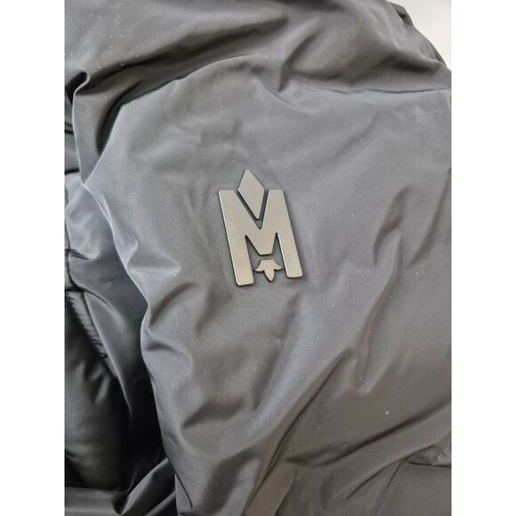 Mackage Women's Black Kay Shearling Collar Down Coat Size Medium $1390+ - Picture 8 of 11